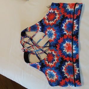 Constantly Varied Gear (CVG) Fireworks Butterfly Back Bra L